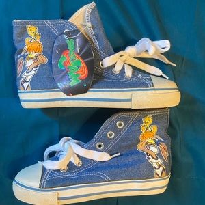 Vintage High Top Space Jam Sneakers